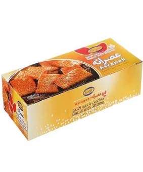 بیسکویت گرجی عصرانه کنجدی 520گرمی